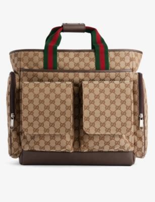 gucci changing bag selfridges|gucci knapsack bag.